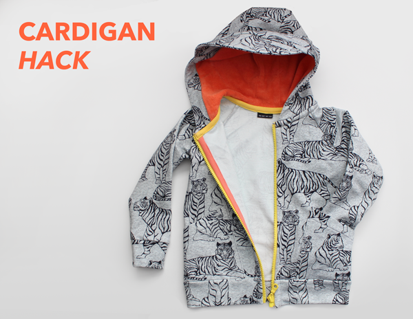 HACK || How to turn a sweater into a zipped cardigan