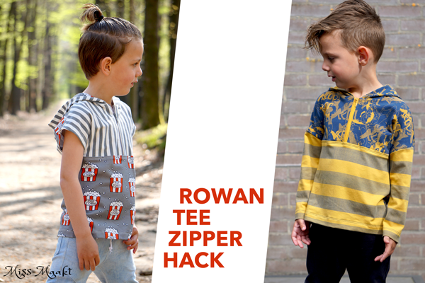 Hack || Rowan Tee with zipper || by Cindy
