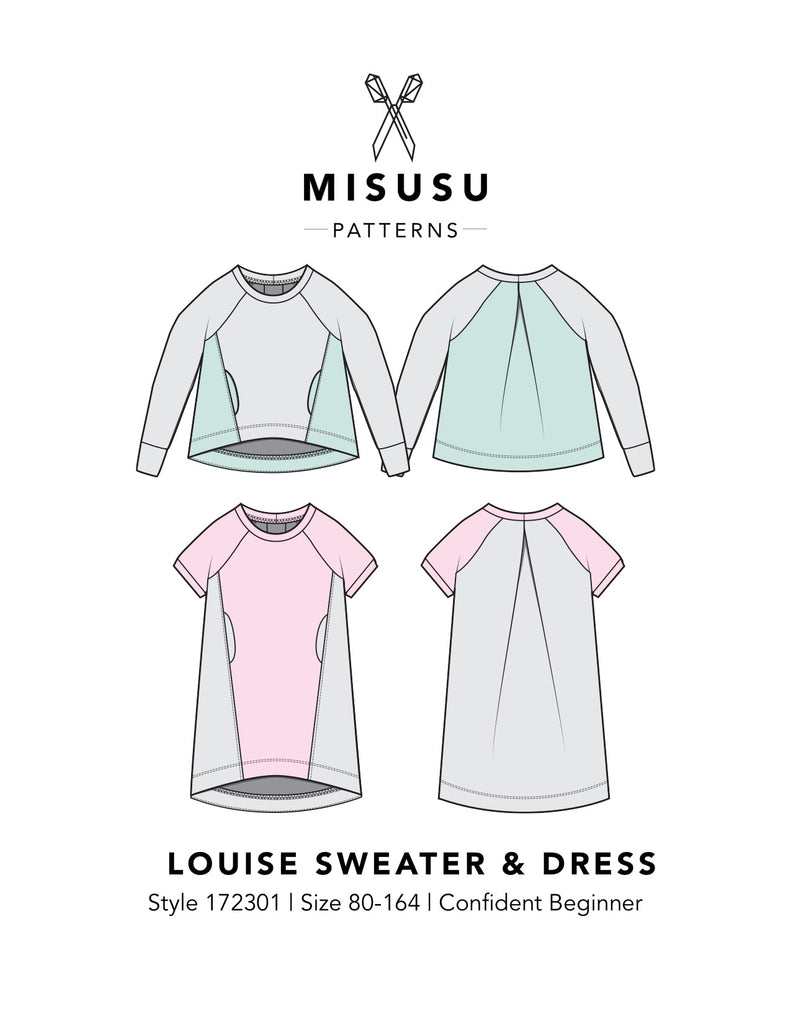 Louise Sweater PDF Sewing Pattern