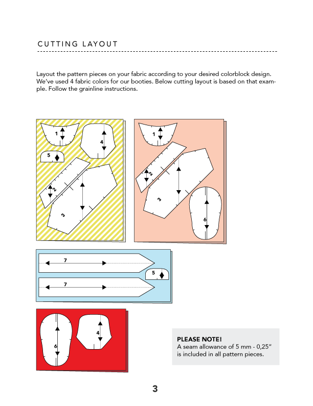Baby Booties PDF Sewing Pattern