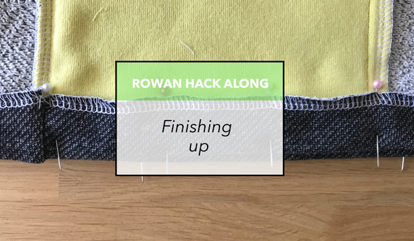 Rowan Sweater Hack Along PT9 - Finishing up