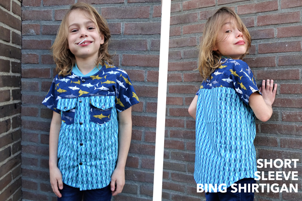 HACK || Short Sleeve Bing Shirtigan || By Linda