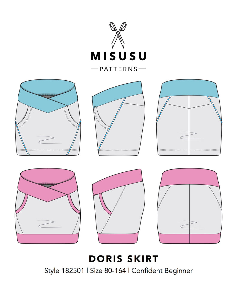 Doris Kids Skirt PDF Sewing Pattern