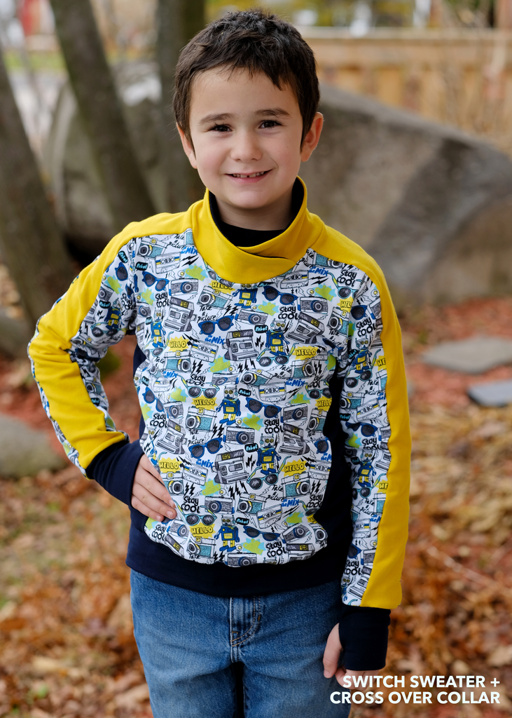 Switch Crew Sweater PDF Sewing Pattern