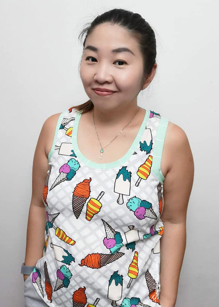 Geo Tank Top PDF Sewing Pattern