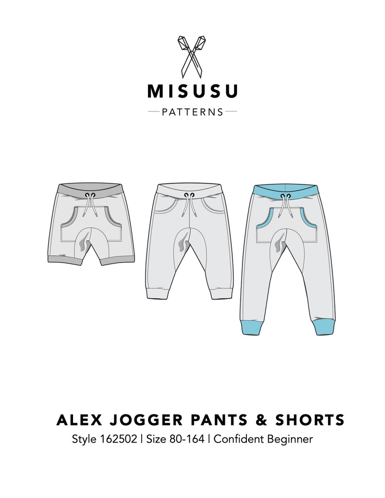 Alex Jogger Pants PDF Sewing Pattern
