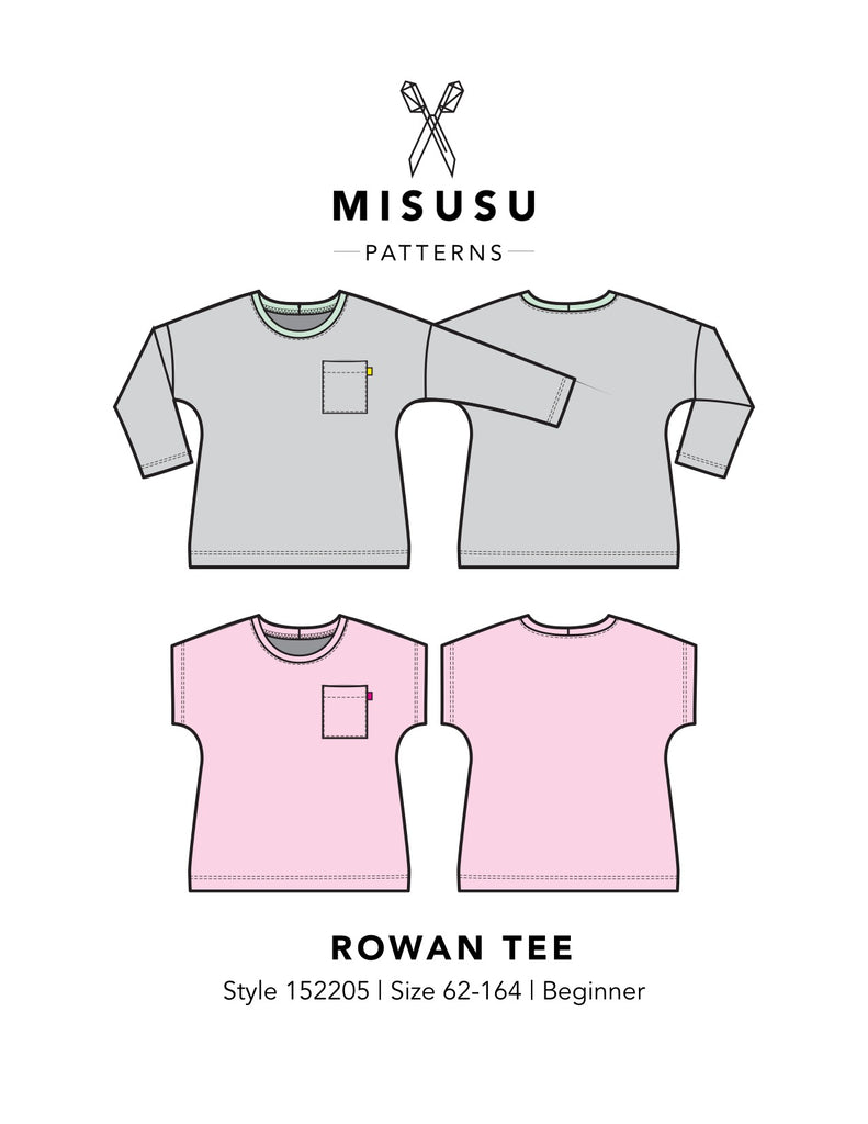 Rowan Tee PDF Sewing Pattern