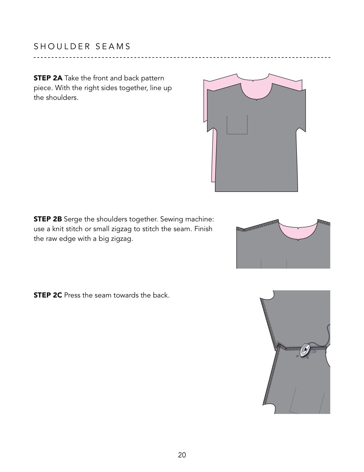 Rowan Curve Knit Bodysuit & Tee Sewing Pattern