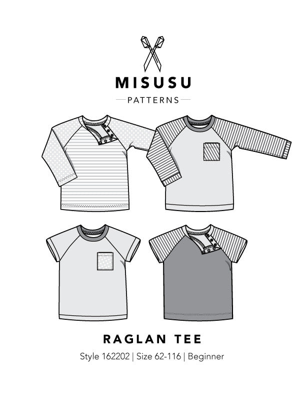 Raglan Tee PDF Sewing Pattern