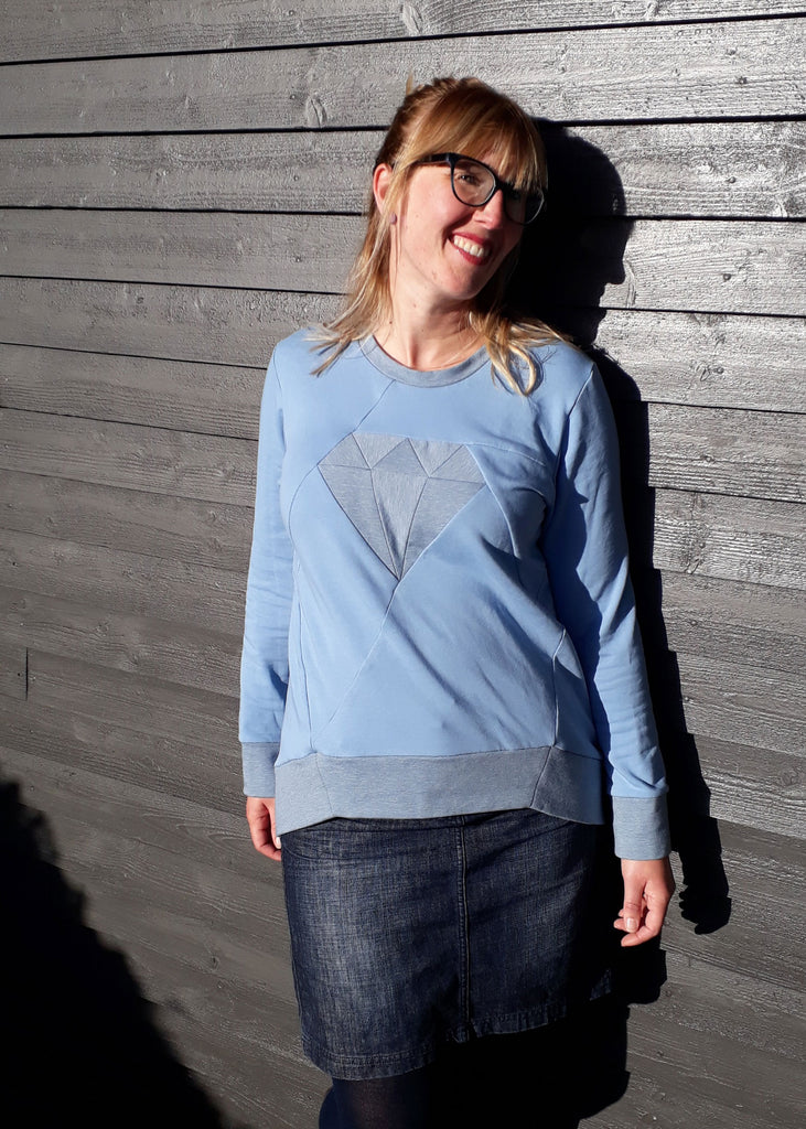 Dia Adult Sweater PDF Sewing Pattern