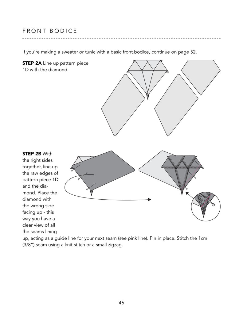 Dia Adult Sweater PDF Sewing Pattern