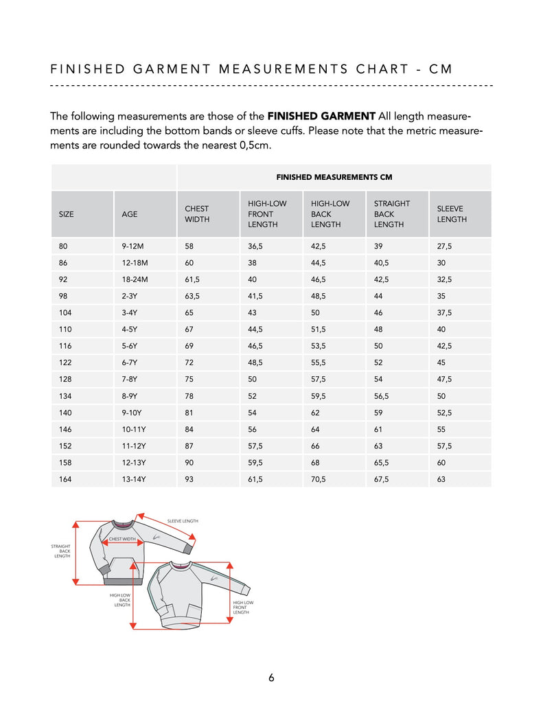 Flex Raglan Sweater PDF Sewing Pattern