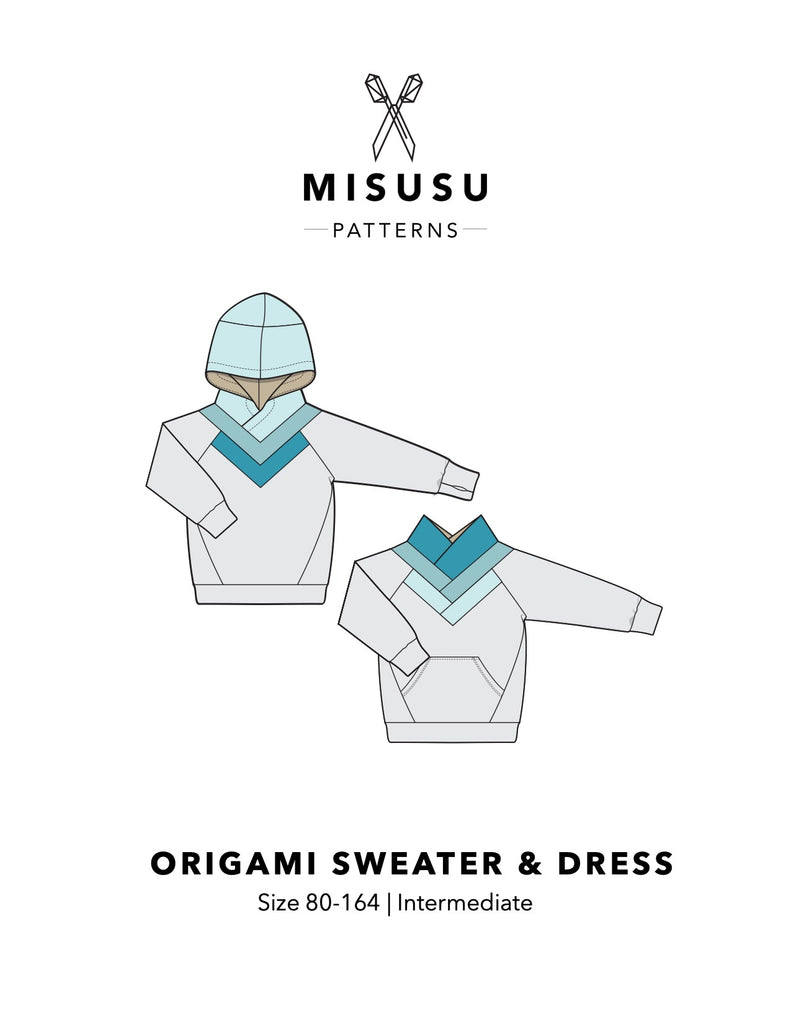 Origami Sweater PDF Sewing Pattern