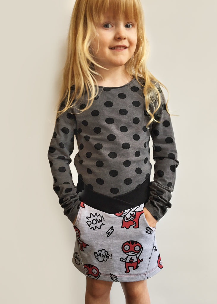 Doris Kids Skirt PDF Sewing Pattern