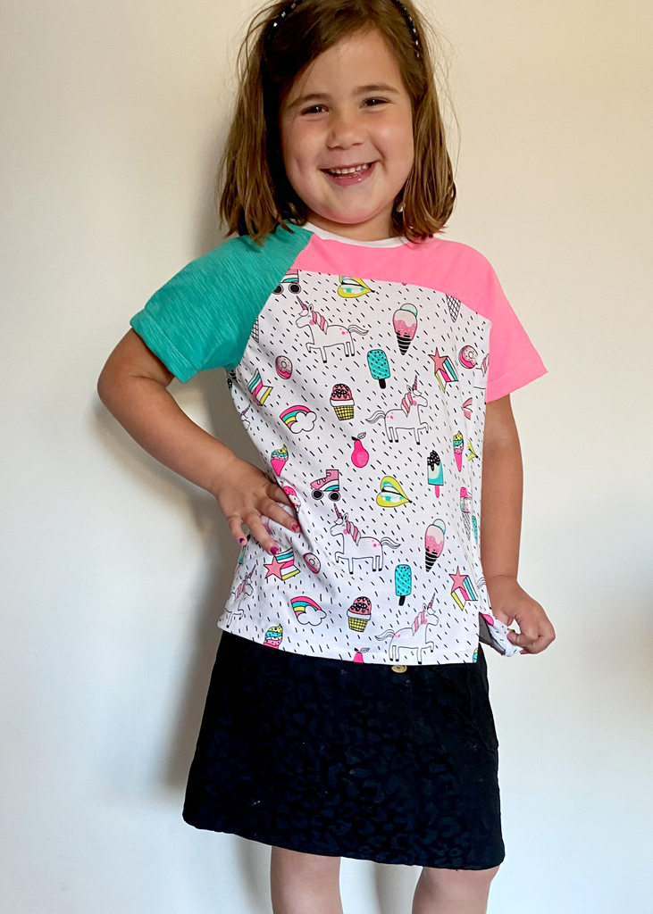 Shift Kids Tee PDF Sewing Pattern