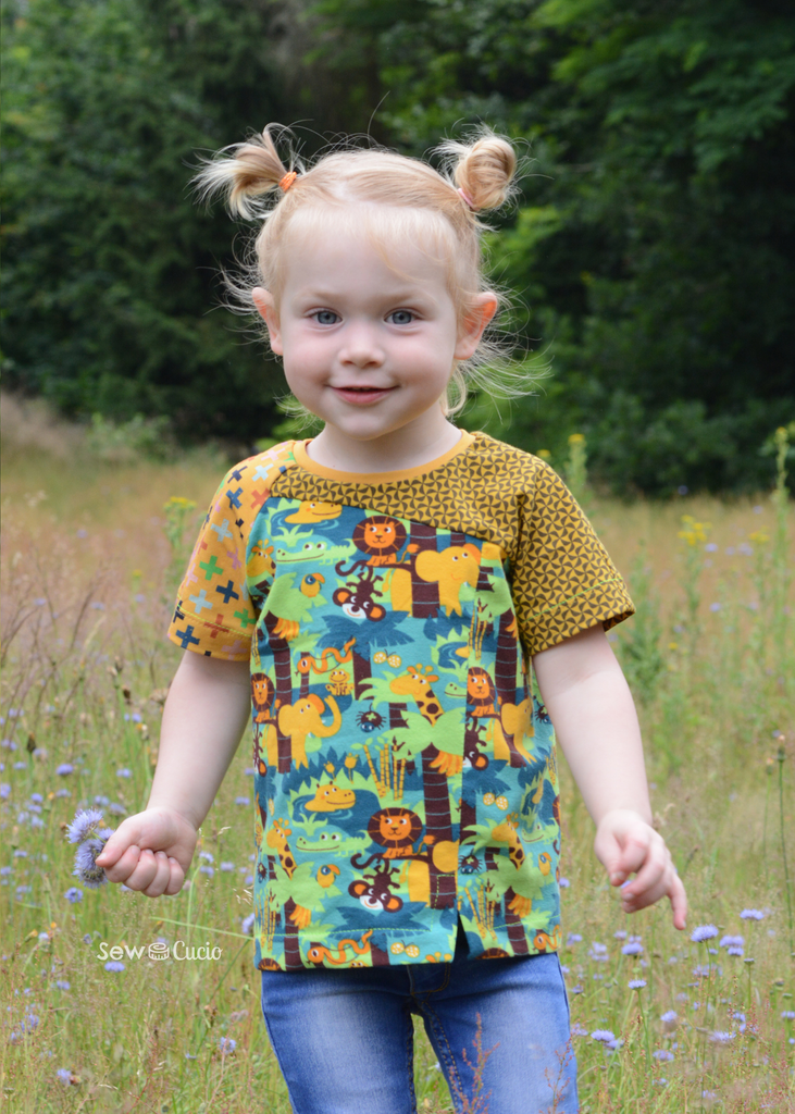 Shift Kids Tee PDF Sewing Pattern