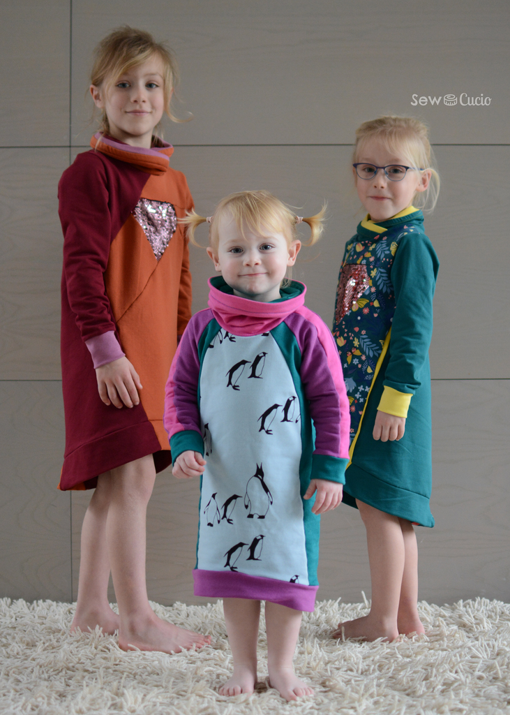 BUNDLE - Dia Kids Sweater & Shuffle Add On PDF Sewing Pattern Bundle