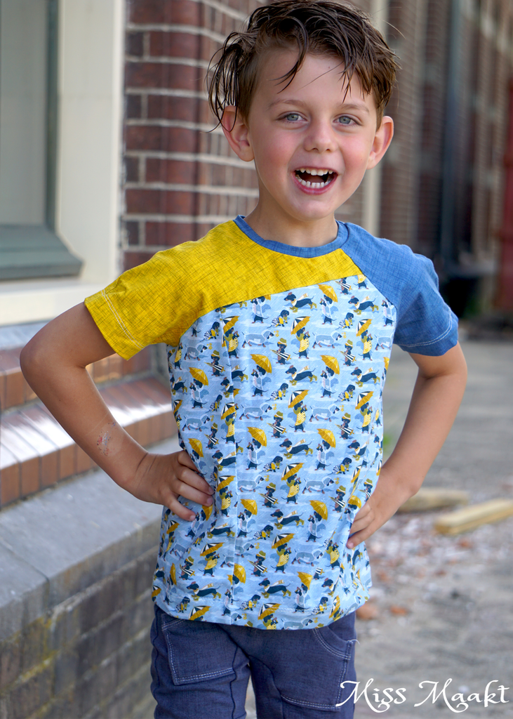 Shift Kids Tee PDF Sewing Pattern