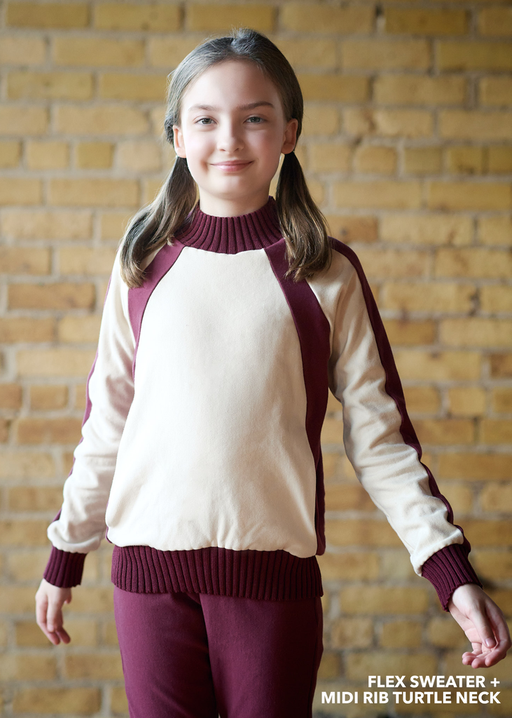 BUNDLE - Flex Raglan Sweater & Shuffle Add On PDF Sewing Pattern Bundle