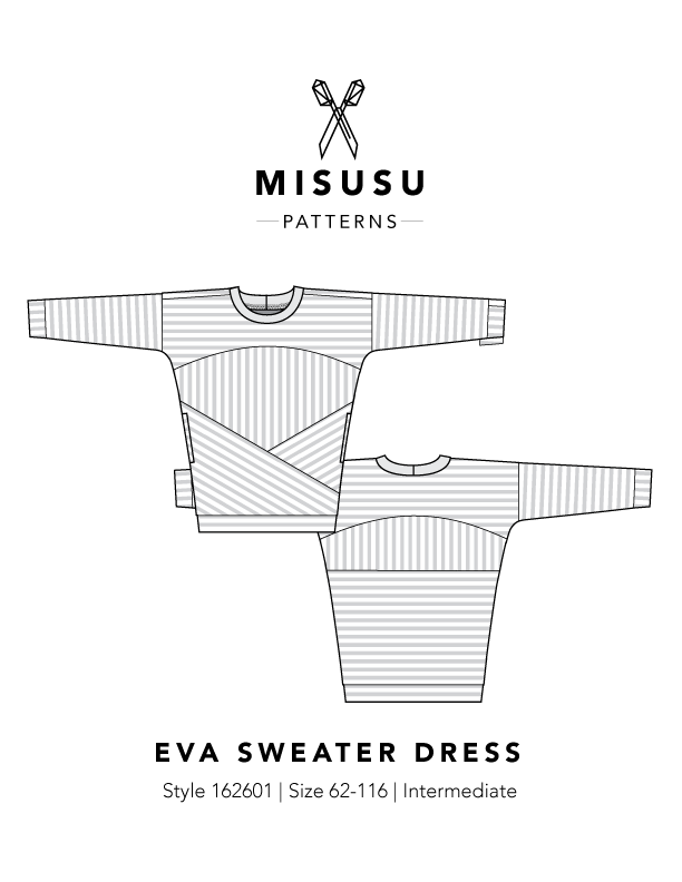 Eva Sweater Dress PDF Sewing Pattern