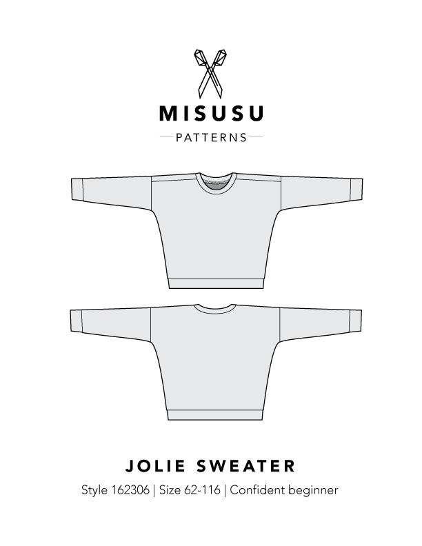 Jolie Sweater PDF Sewing Pattern