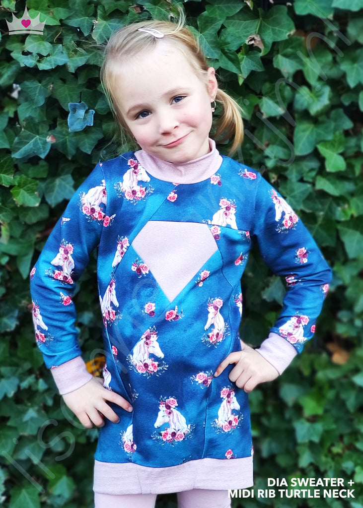 BUNDLE - Dia Kids Sweater & Shuffle Add On PDF Sewing Pattern Bundle