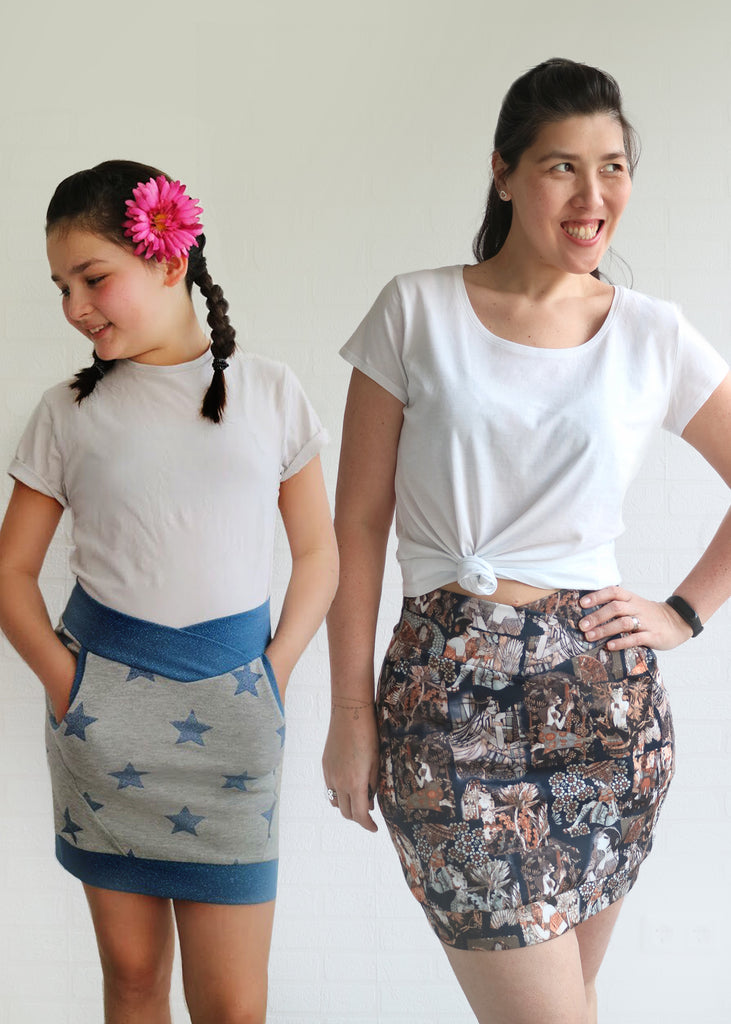 BUNDLE - Doris Skirt Kids & Adult PDF Sewing Pattern