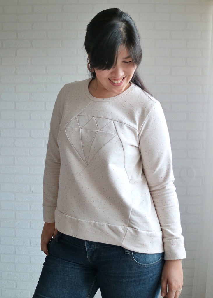 Dia Adult Sweater PDF Sewing Pattern