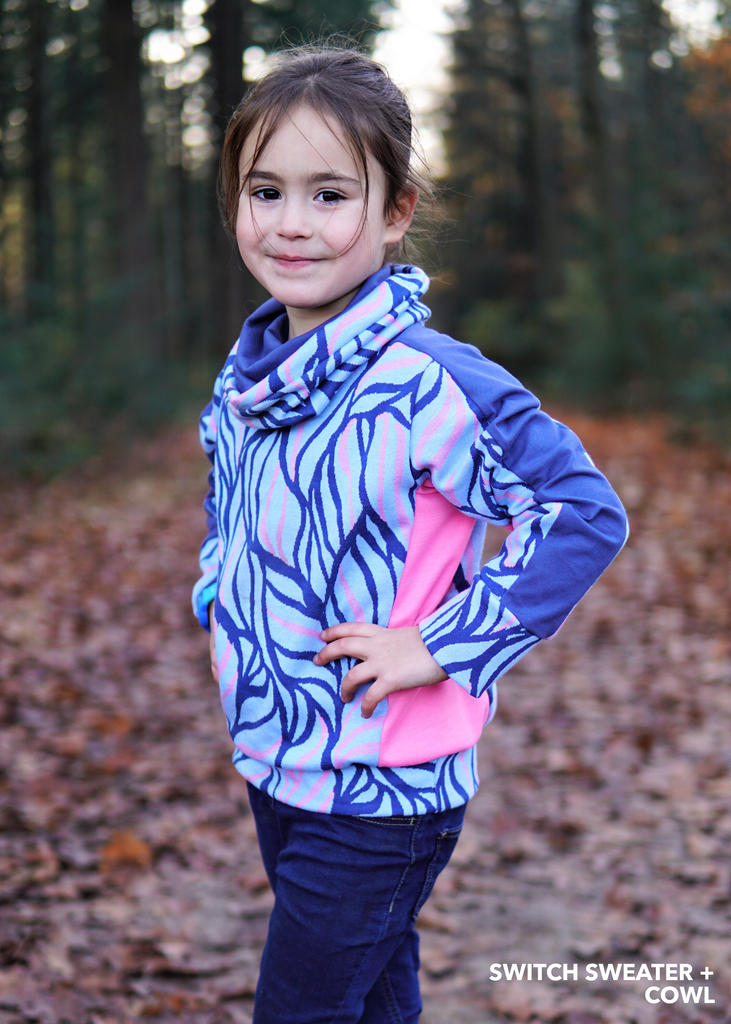 BUNDLE - Flex Raglan Sweater & Switch Crew Sweater & Shuffle Add On PDF Sewing Pattern Bundle