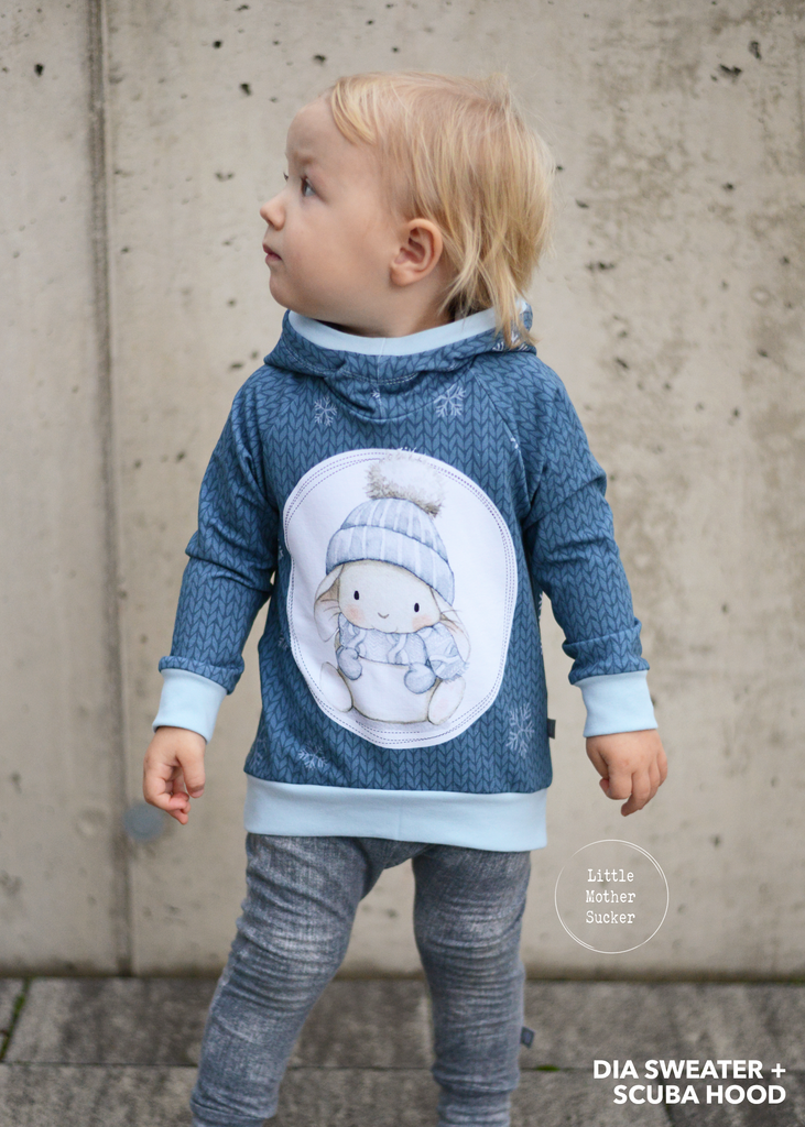 BUNDLE - Dia Kids Sweater & Shuffle Add On PDF Sewing Pattern Bundle