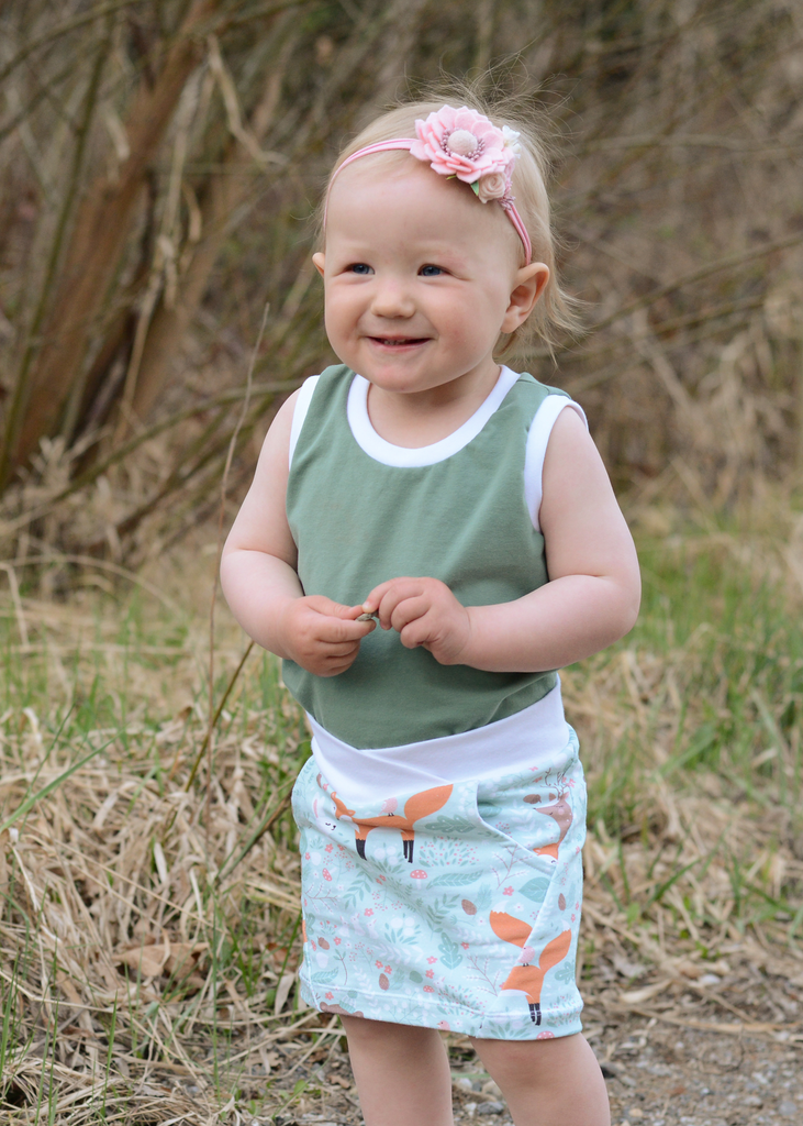 BUNDLE - Doris Skirt & Piper Tank Top PDF Sewing Pattern Bundle