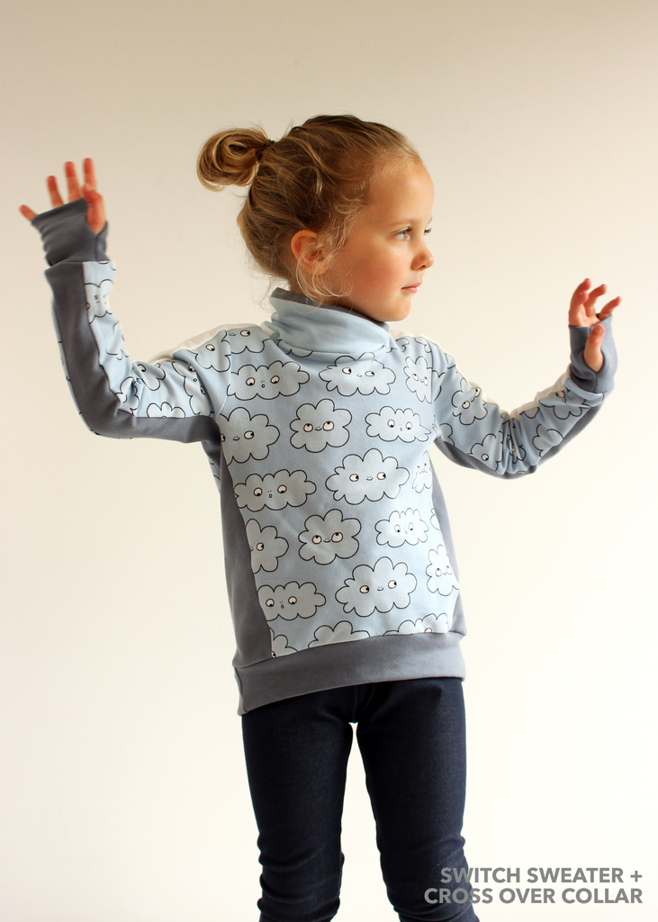 BUNDLE - Flex Raglan Sweater & Switch Crew Sweater & Shuffle Add On PDF Sewing Pattern Bundle