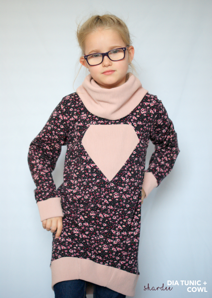 BUNDLE - Dia Kids Sweater & Shuffle Add On PDF Sewing Pattern Bundle