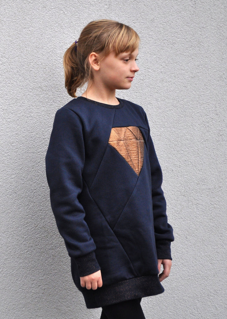 Dia Kids Sweater & Tunic PDF Sewing Pattern - Misusu Patterns