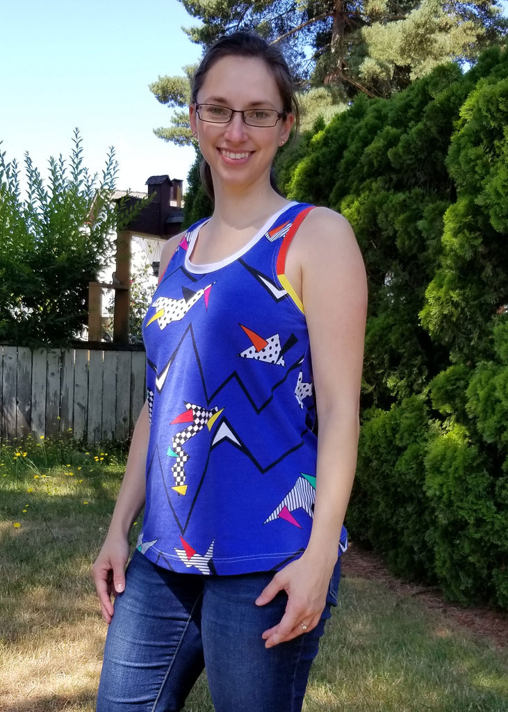 Geo Tank Top PDF Sewing Pattern