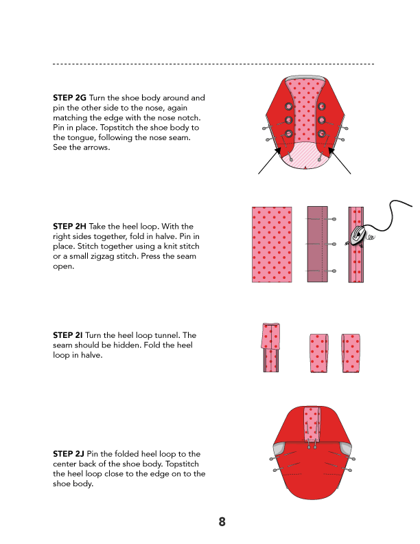 Sneaker Baby Booties PDF Sewing Pattern